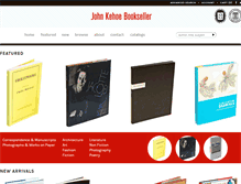 Tablet Screenshot of jkbookseller.com